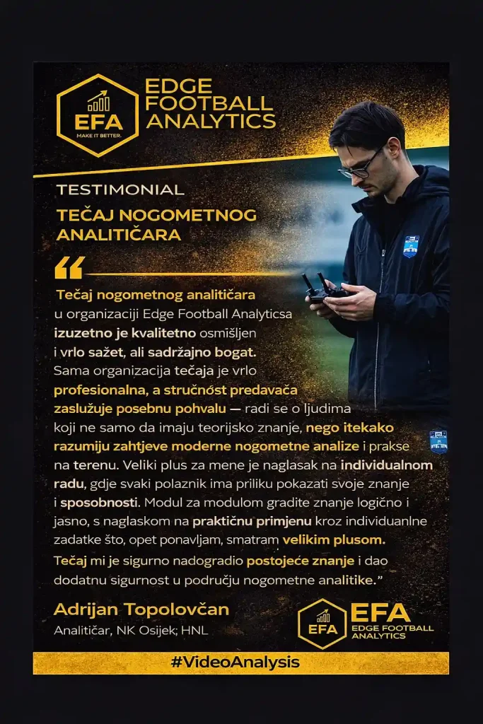 Adrijan Topolovčan o Edge Football Analytics